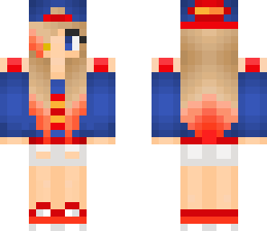fire super girl edit