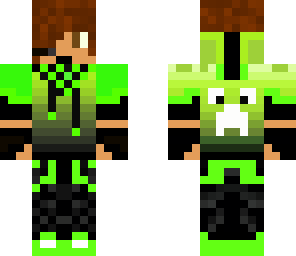 green hoodie