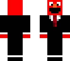 elmo in a suit