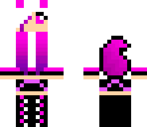 pink wolf girl