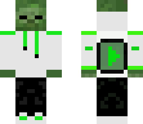 lime green youtuber zombie