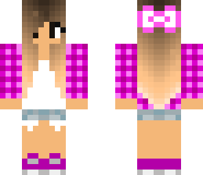 cute magenta girl