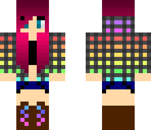 cute rainbow girl