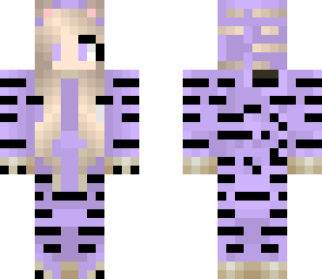 pastel purple tiger