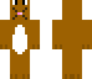 chocolate bunny with bite on ears