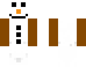 snowman with red headphones