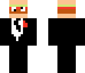 burger in a tux