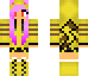 pink hair pikagirl