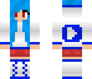 blue youtube girl