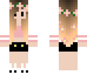 cute flower crown girl