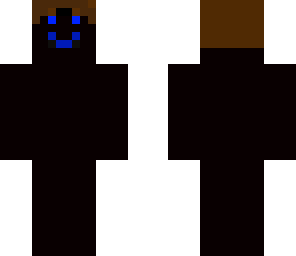 black with a face