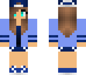blue tomboy girl