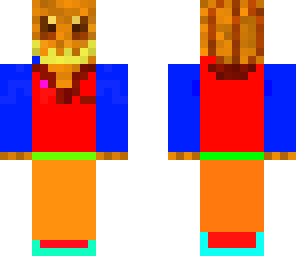 colorful pumpkin man