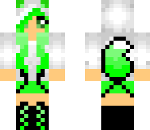 green fox girl