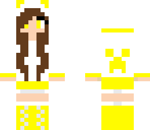 cute girl yellow