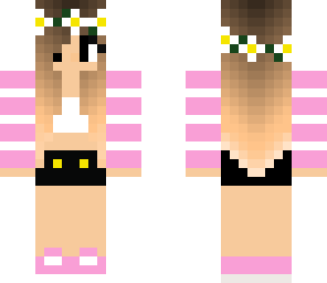 pink daisy girl