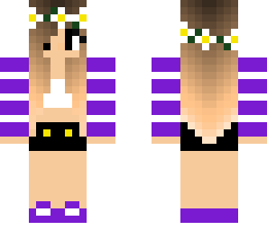 purple daisy girl