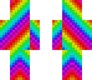 rainbow person