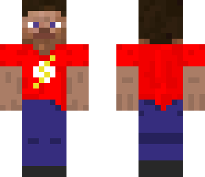 steve with a flash shirt