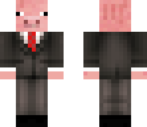 pig in a suit