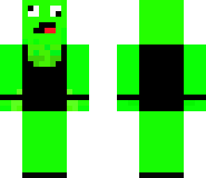 crazy green guy