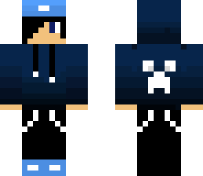 blue and black boy