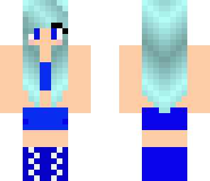 blue girl