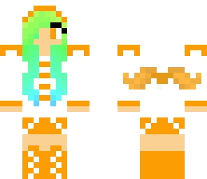 mustache girl