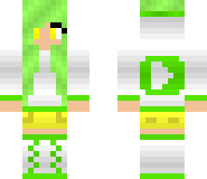 green youtube girl