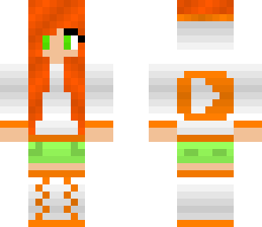 orange youtube girl