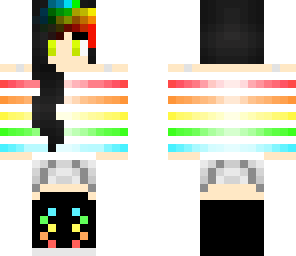 rainbow girl