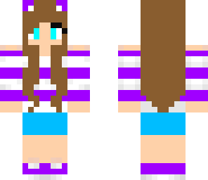 purple panda girl