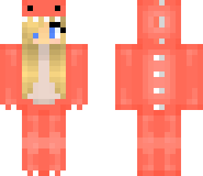 coral dino girl