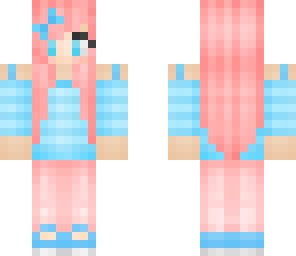 cotton candy girl x
