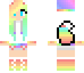 rainbow wolf