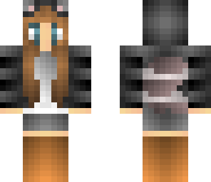 racoon hoodie girl