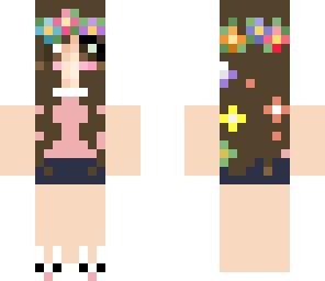 brunette summer girl