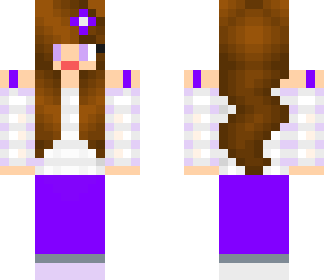 purple girl long pants with mouth