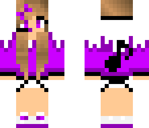 music girl purple