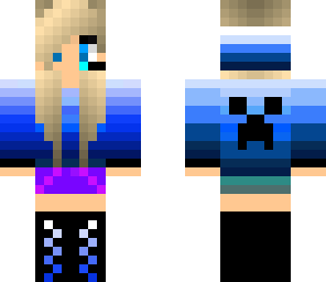 blue creeper girl