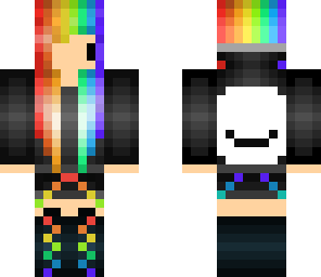 rainbow cry girl