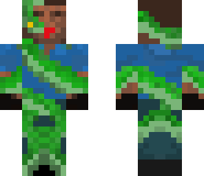 snake and man