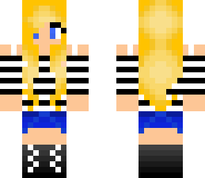 girl in casual black and white outfit