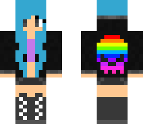 rainbow skull