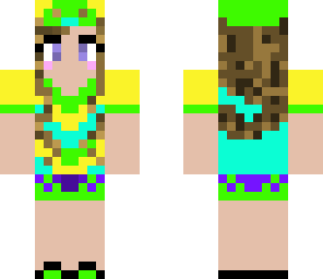neon panda girl