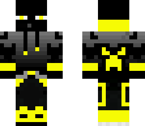 gold enderman with head set