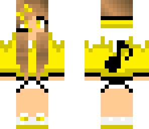 music girl yellow