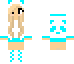 blue panda