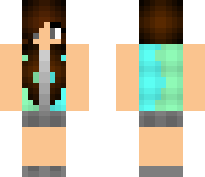 green and blue person