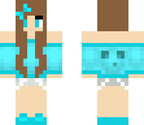blue slime girl